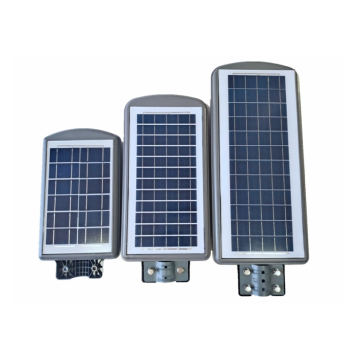 Solarstraßenlaterne mit integriertem Solarpanel